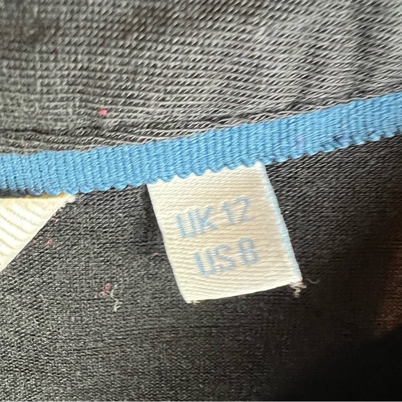 Boden black top with velvet trim - Picture 9 of 9